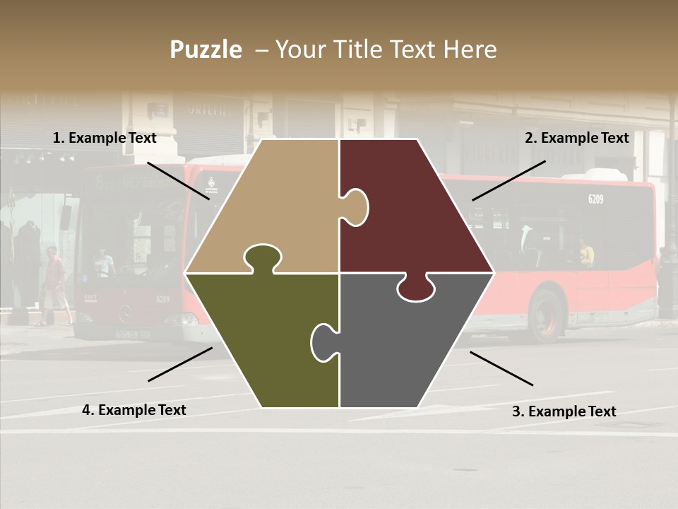 Valencia Buses PowerPoint Template