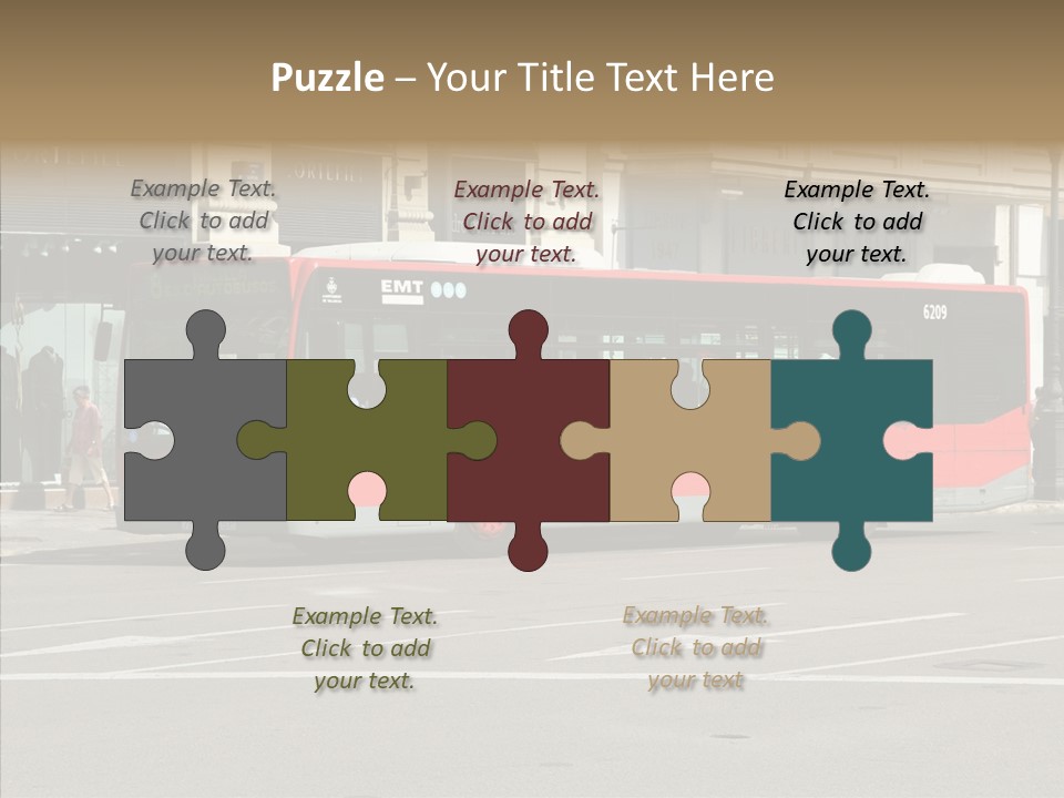 Valencia Buses PowerPoint Template