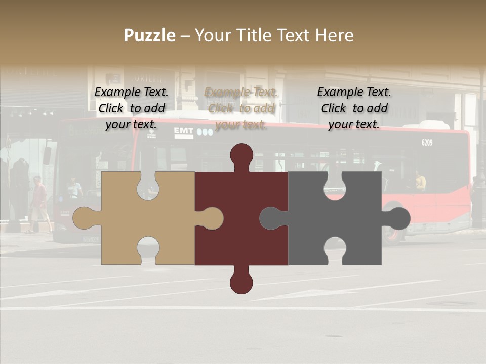 Valencia Buses PowerPoint Template