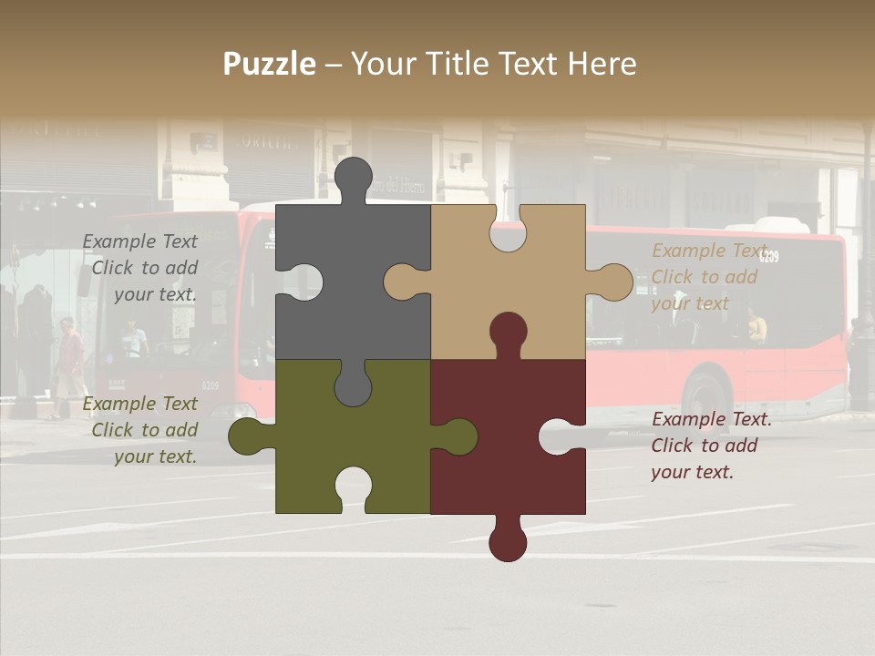 Valencia Buses PowerPoint Template