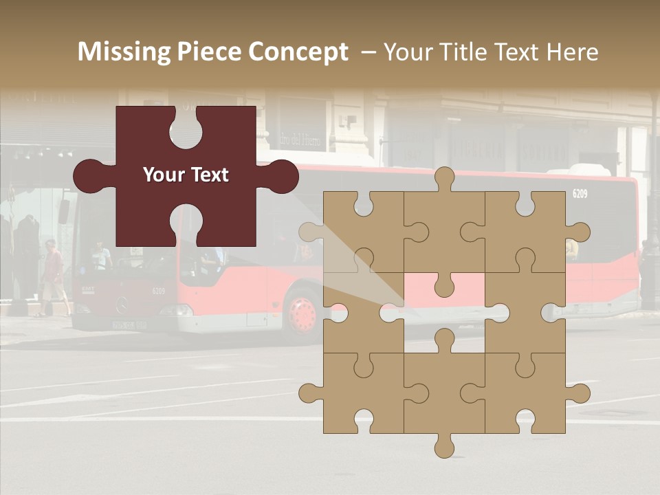 Valencia Buses PowerPoint Template