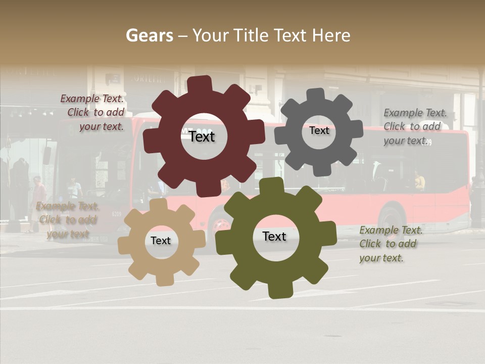 Valencia Buses PowerPoint Template