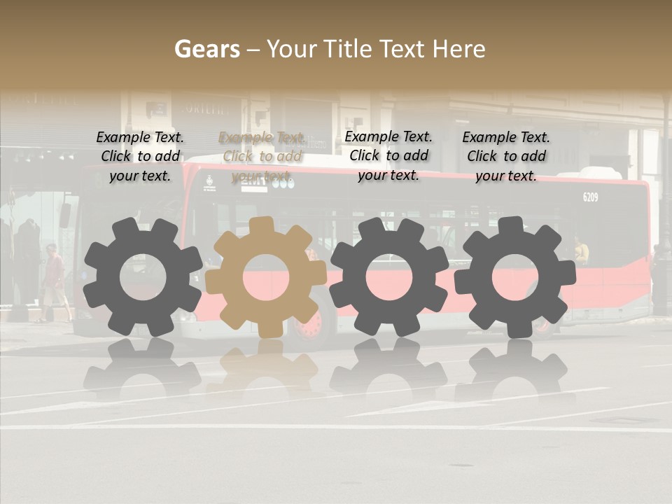 Valencia Buses PowerPoint Template