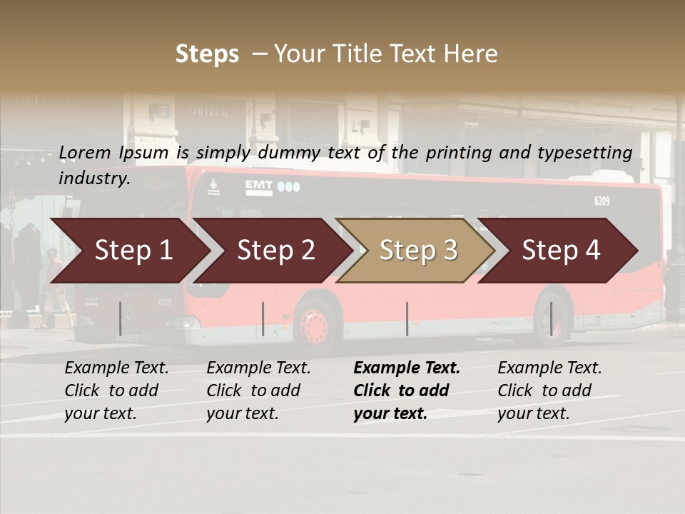 Valencia Buses PowerPoint Template