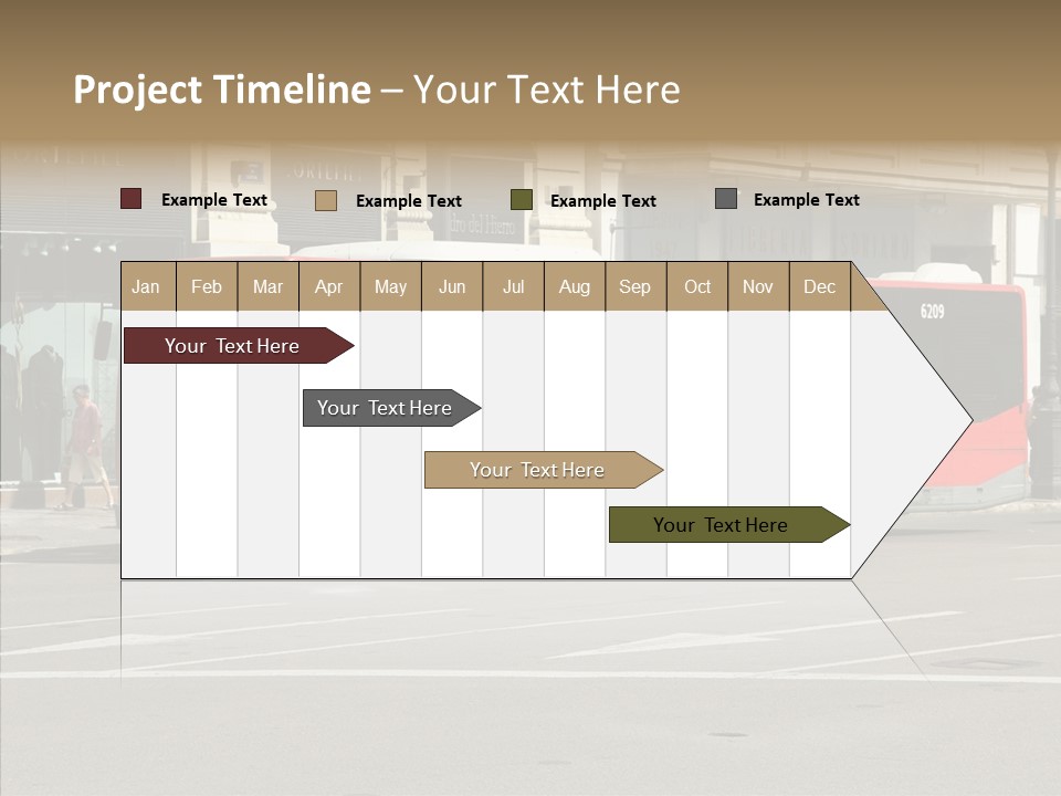 Valencia Buses PowerPoint Template