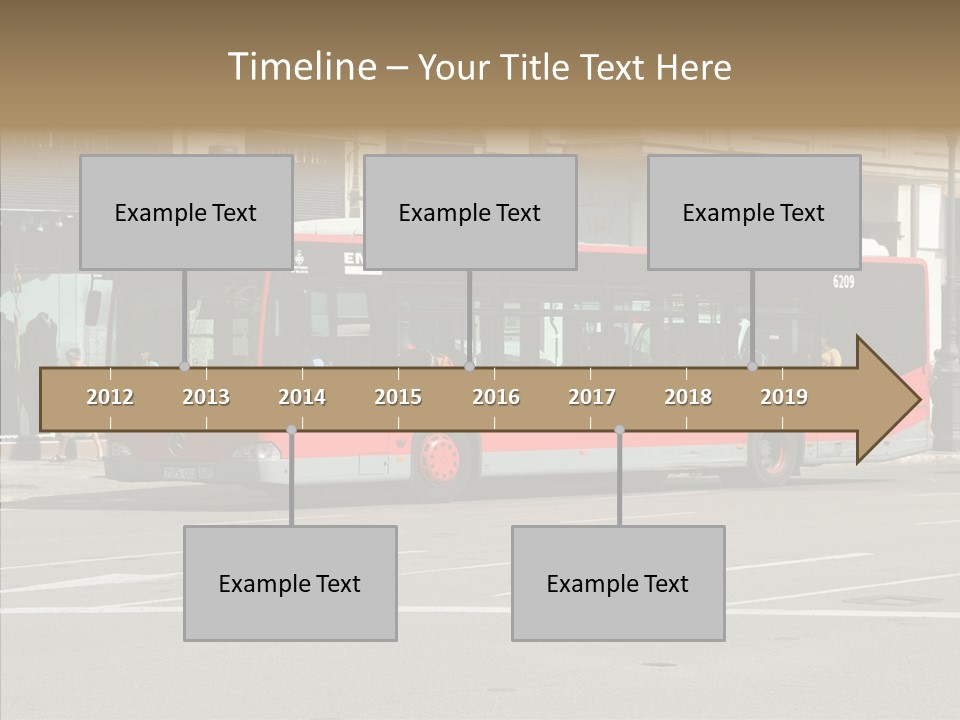 Valencia Buses PowerPoint Template