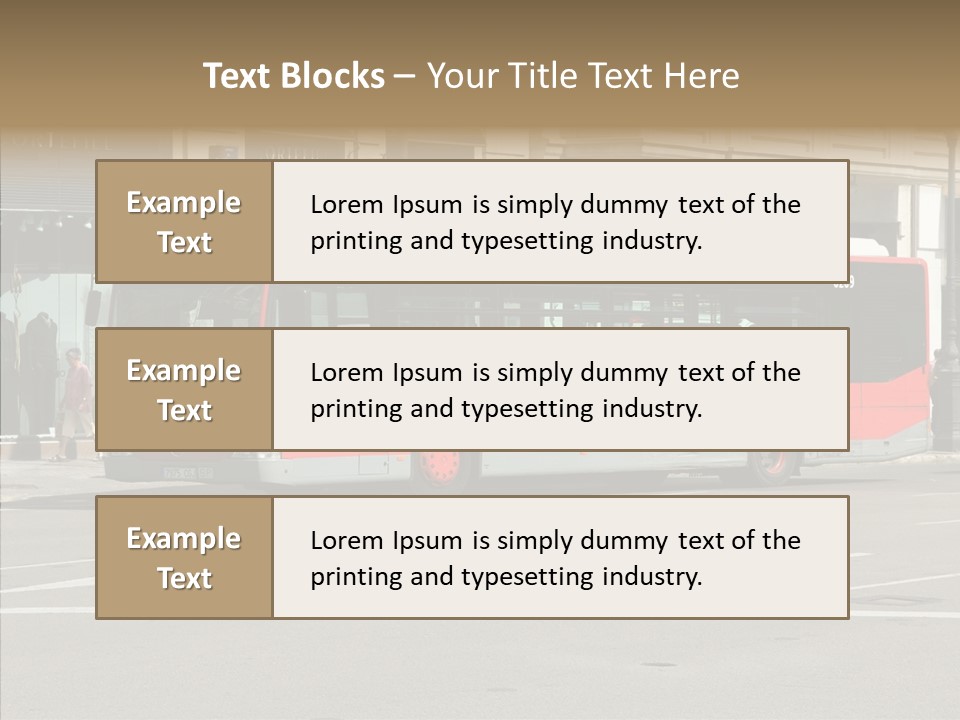 Valencia Buses PowerPoint Template