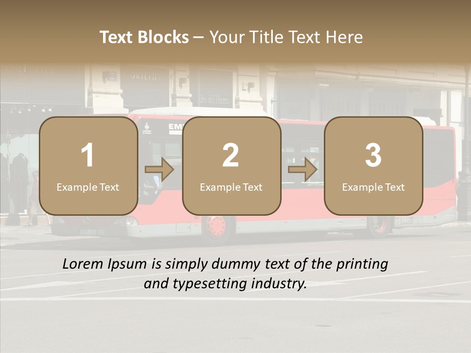 Valencia Buses PowerPoint Template