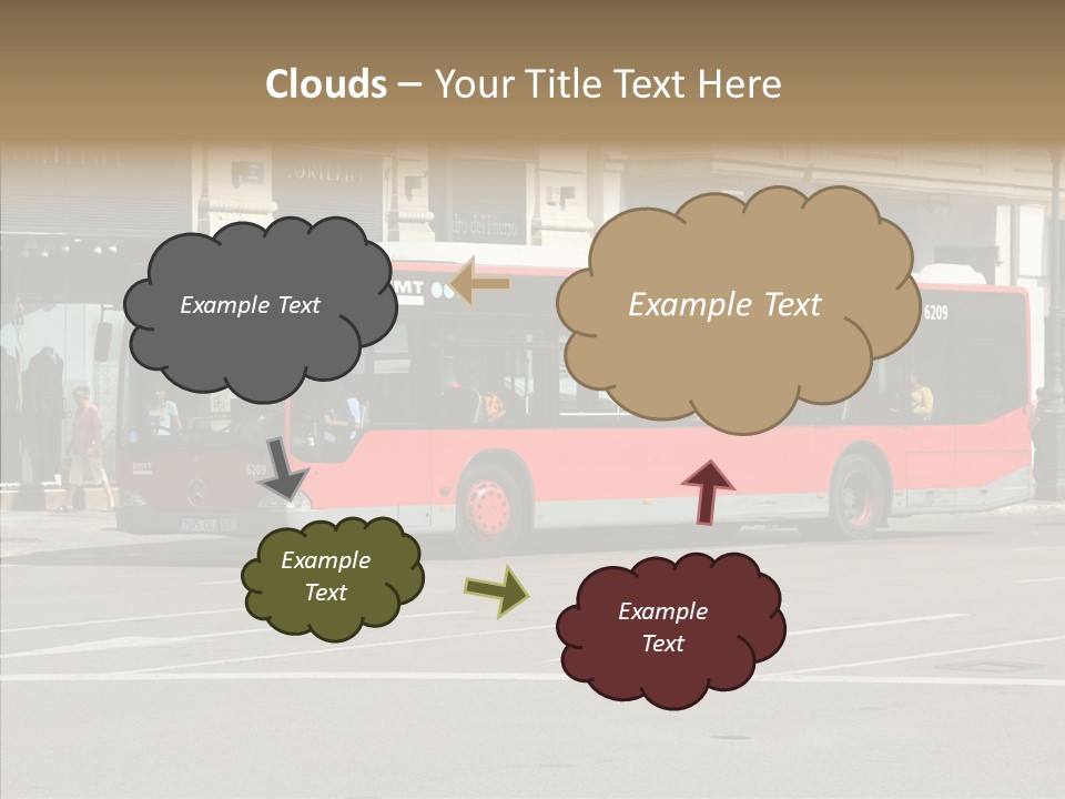 Valencia Buses PowerPoint Template