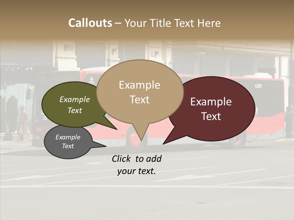 Valencia Buses PowerPoint Template