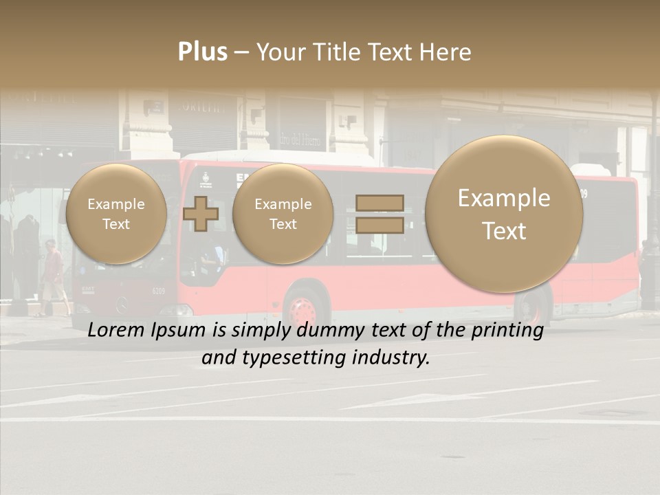 Valencia Buses PowerPoint Template