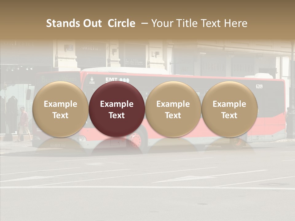 Valencia Buses PowerPoint Template