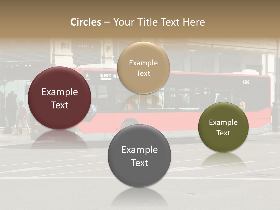 Valencia Buses PowerPoint Template