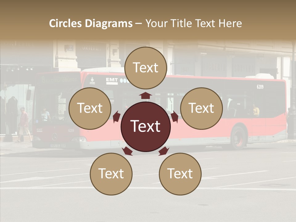 Valencia Buses PowerPoint Template