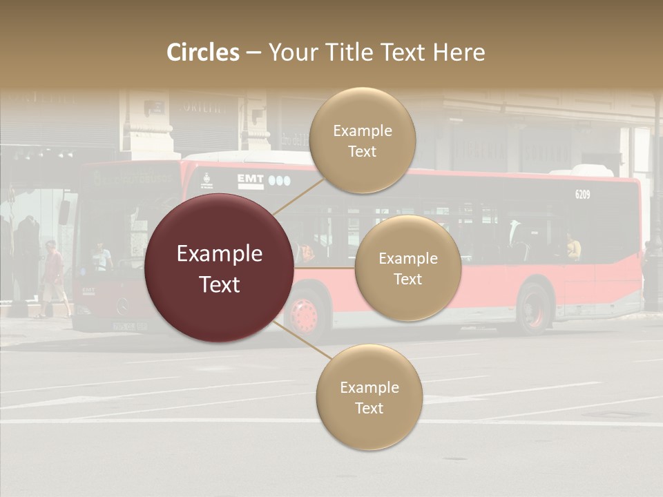 Valencia Buses PowerPoint Template