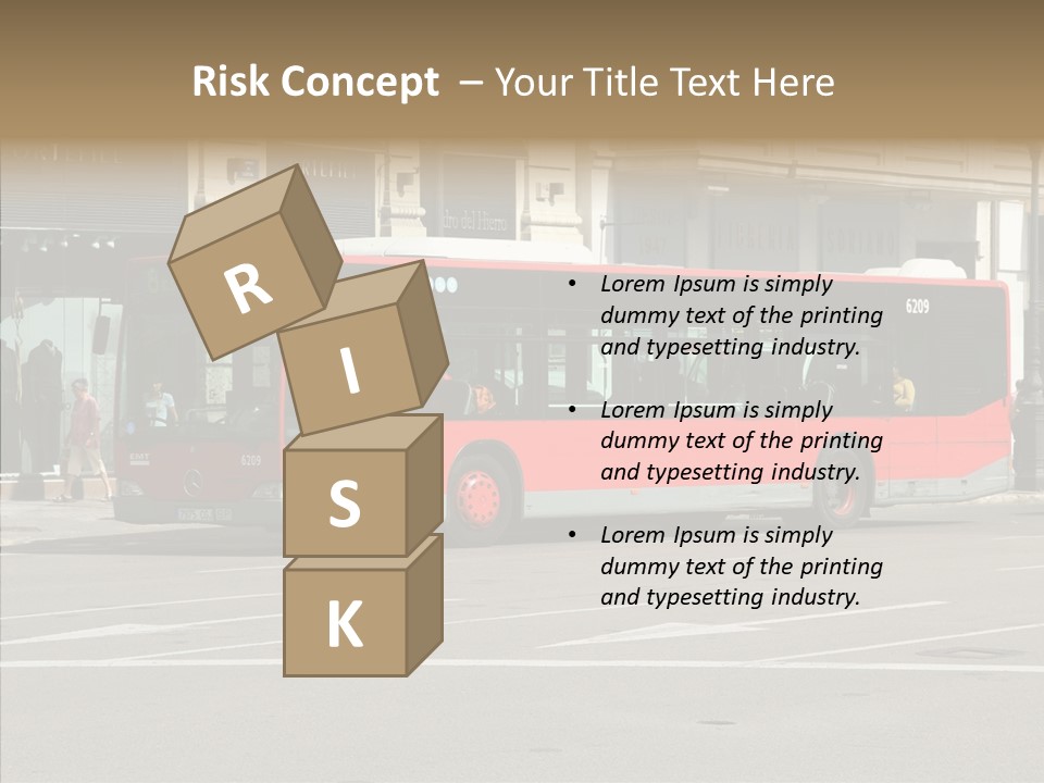 Valencia Buses PowerPoint Template