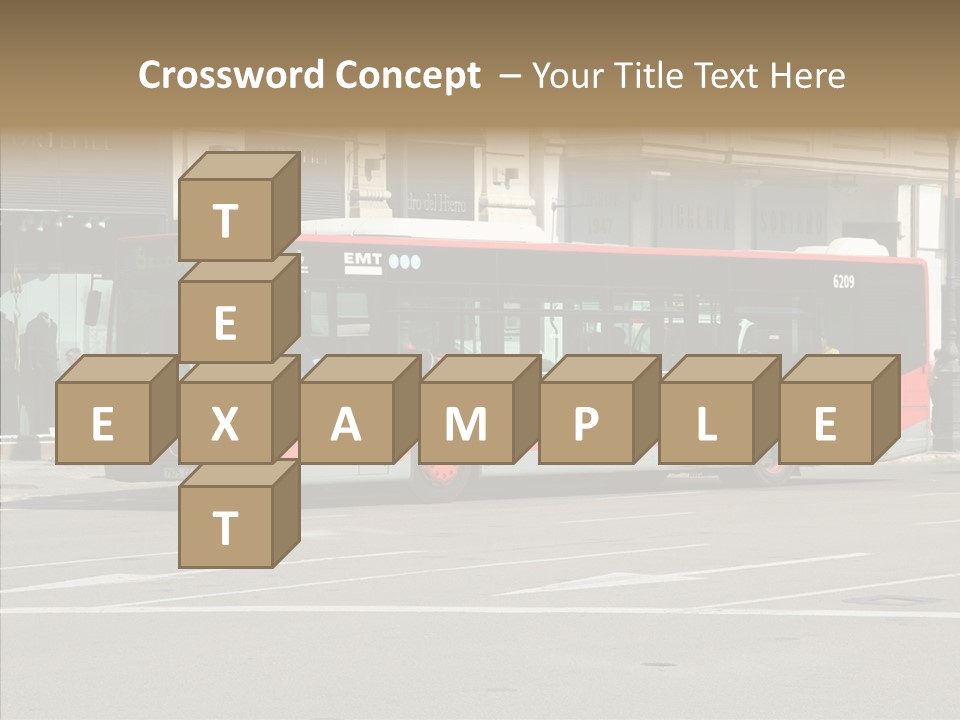 Valencia Buses PowerPoint Template
