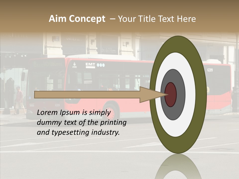 Valencia Buses PowerPoint Template