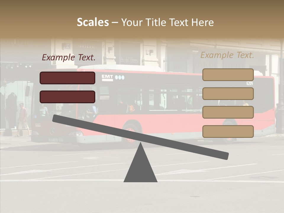 Valencia Buses PowerPoint Template