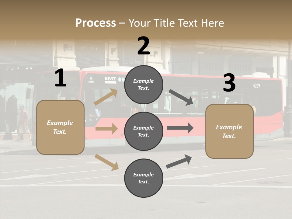 Valencia Buses PowerPoint Template