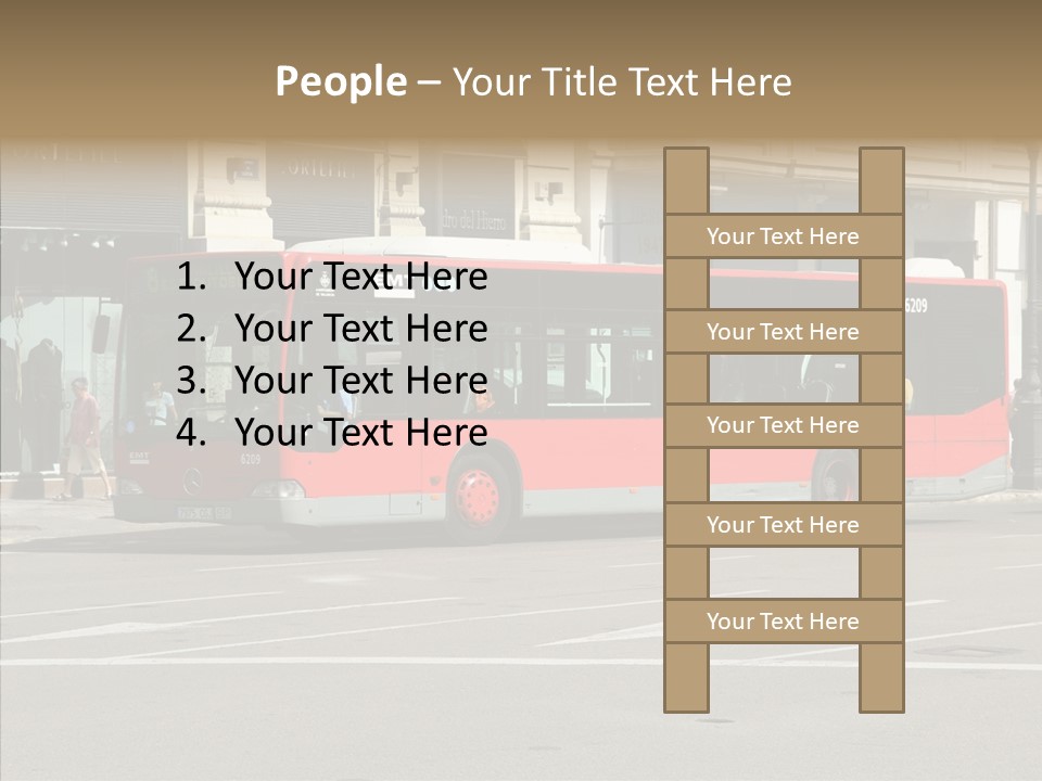 Valencia Buses PowerPoint Template