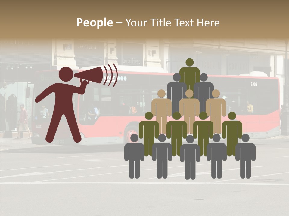 Valencia Buses PowerPoint Template