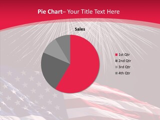 American Flag Fireworks PowerPoint Template