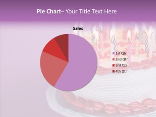 Birthday Cake With Candles PowerPoint Template