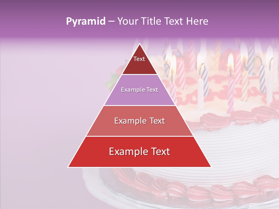 Birthday Cake With Candles PowerPoint Template