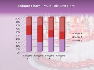 Birthday Cake With Candles PowerPoint Template