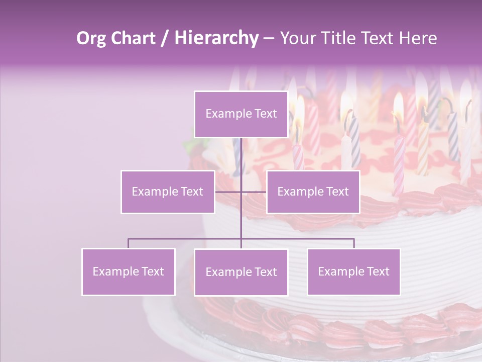 Birthday Cake With Candles PowerPoint Template