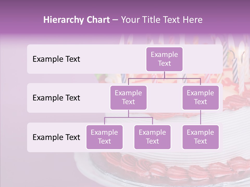 Birthday Cake With Candles PowerPoint Template