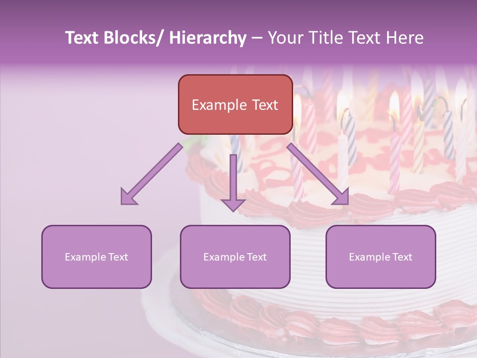 Birthday Cake With Candles PowerPoint Template