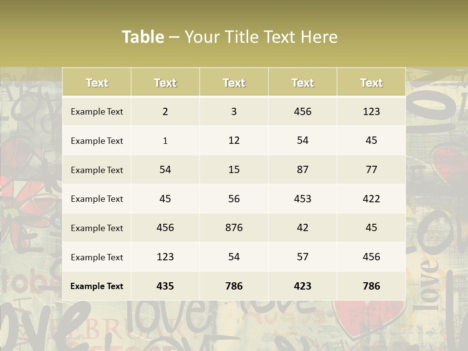 Written PowerPoint Template