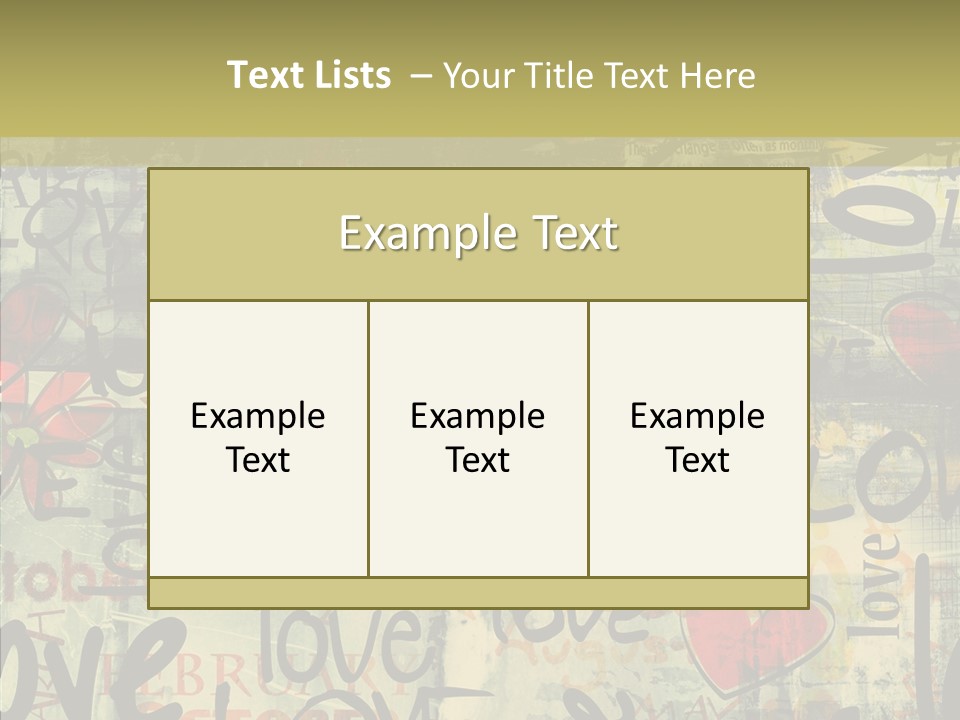 Written PowerPoint Template