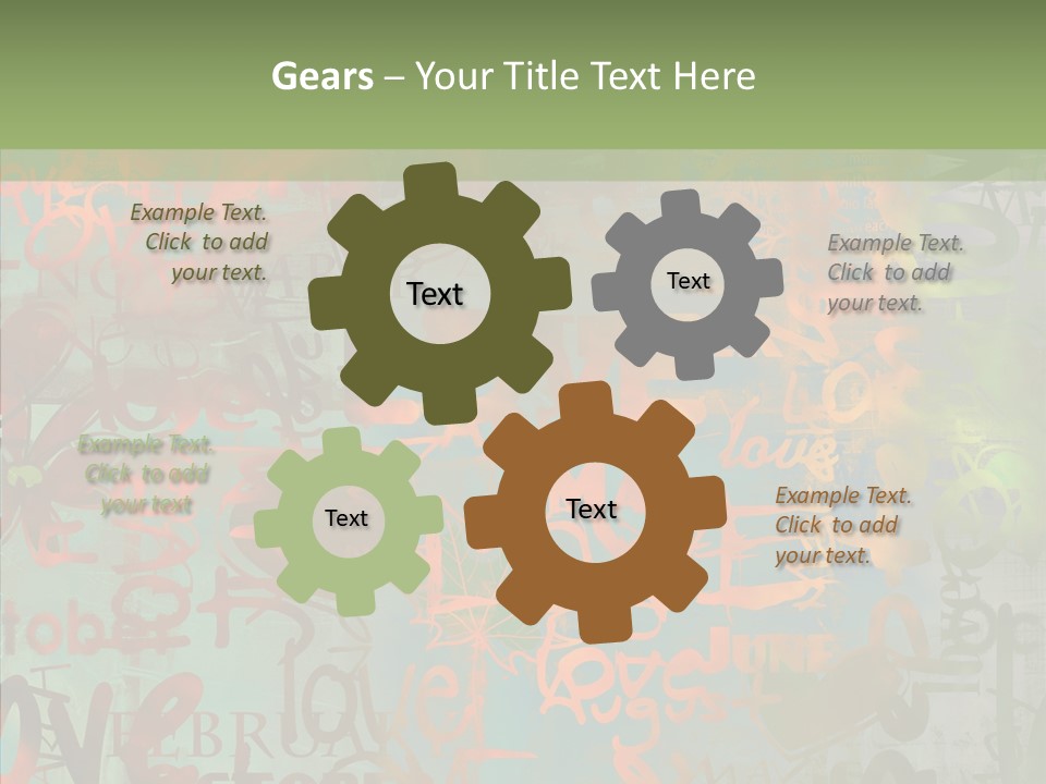 Love Pattern Background PowerPoint Template