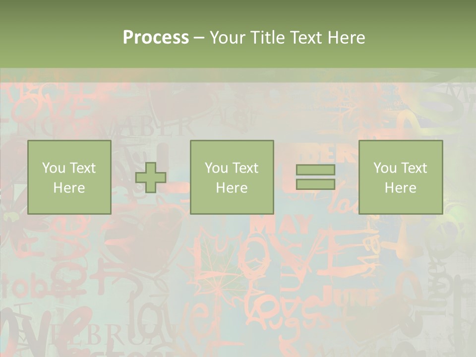 Love Pattern Background PowerPoint Template
