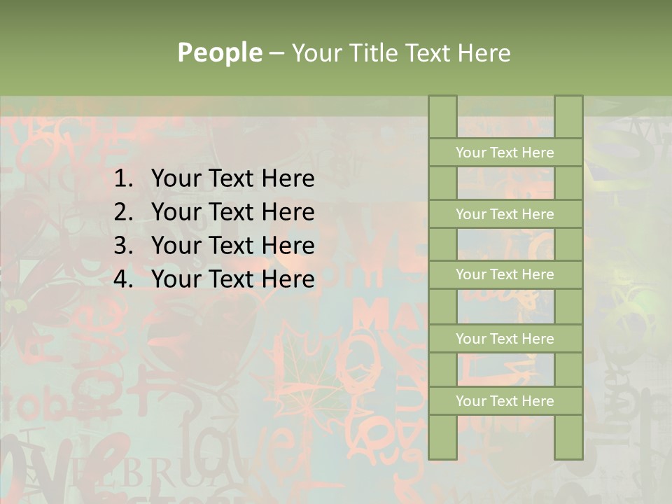 Love Pattern Background PowerPoint Template