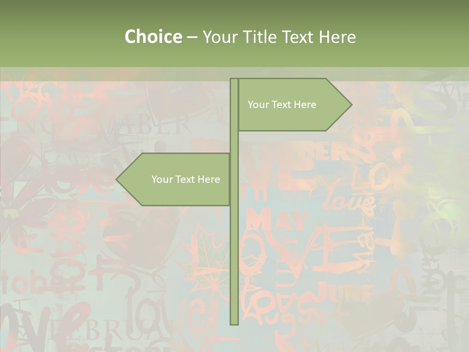 Love Pattern Background PowerPoint Template