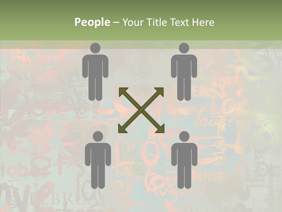 Love Pattern Background PowerPoint Template