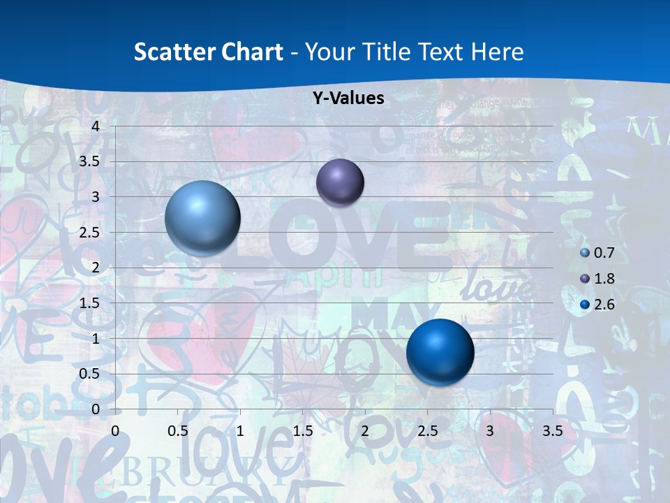 Graffiti Wallpaper Love PowerPoint Template