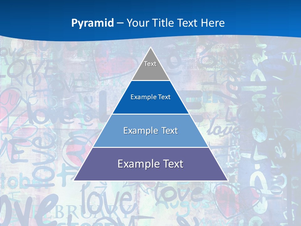 Graffiti Wallpaper Love PowerPoint Template