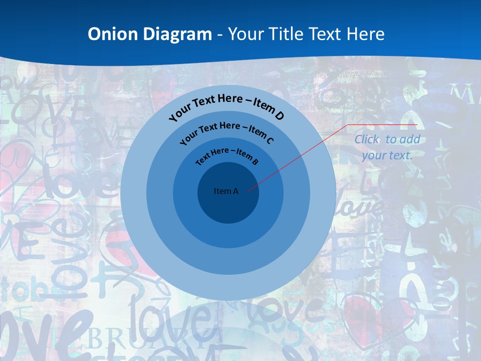 Graffiti Wallpaper Love PowerPoint Template