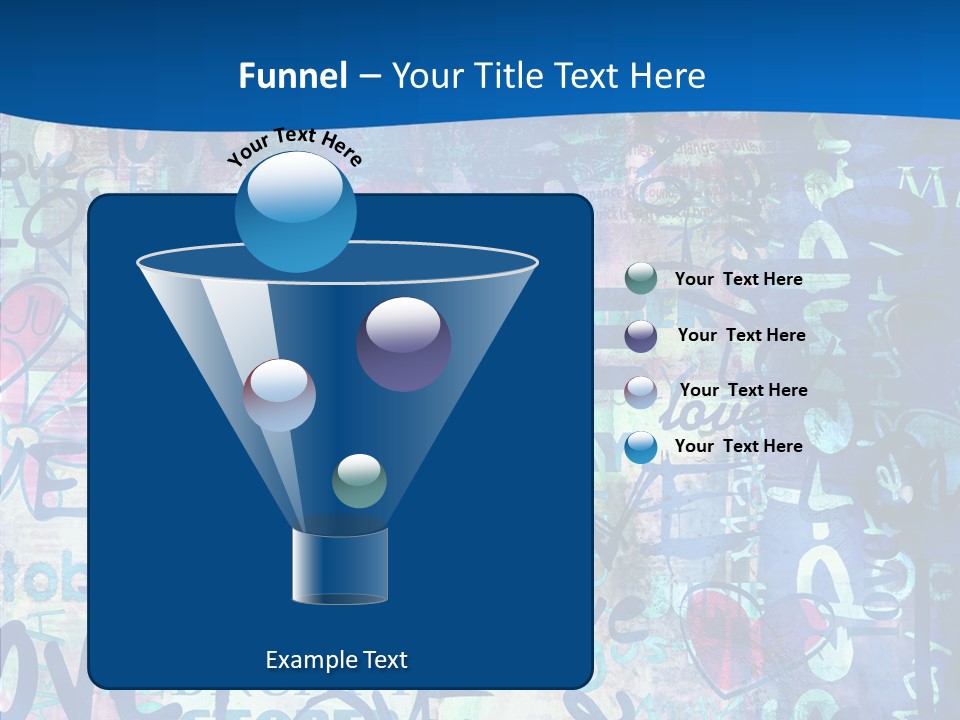 Graffiti Wallpaper Love PowerPoint Template