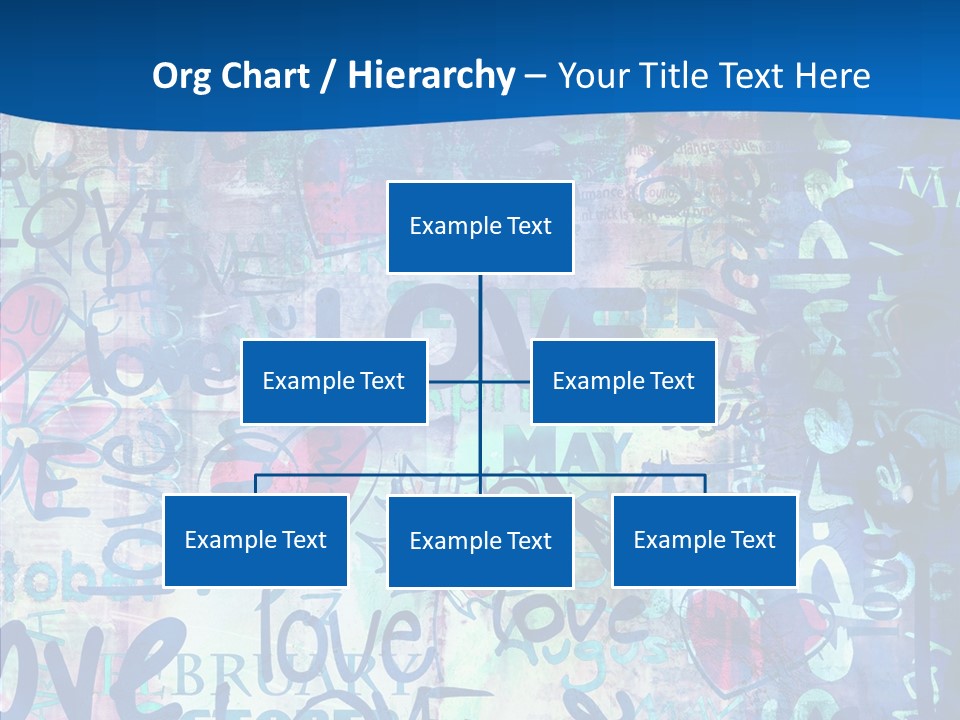 Graffiti Wallpaper Love PowerPoint Template