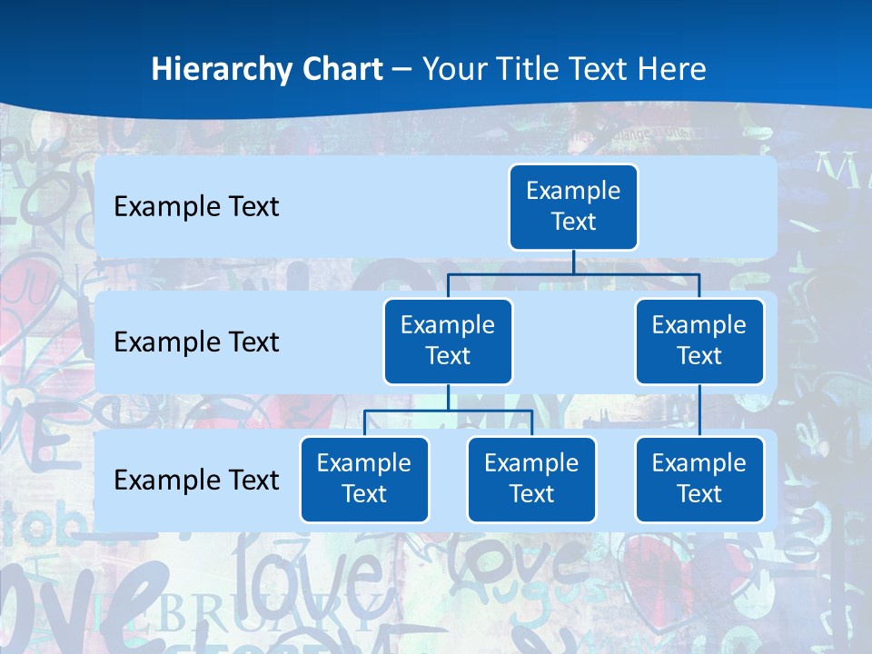 Graffiti Wallpaper Love PowerPoint Template