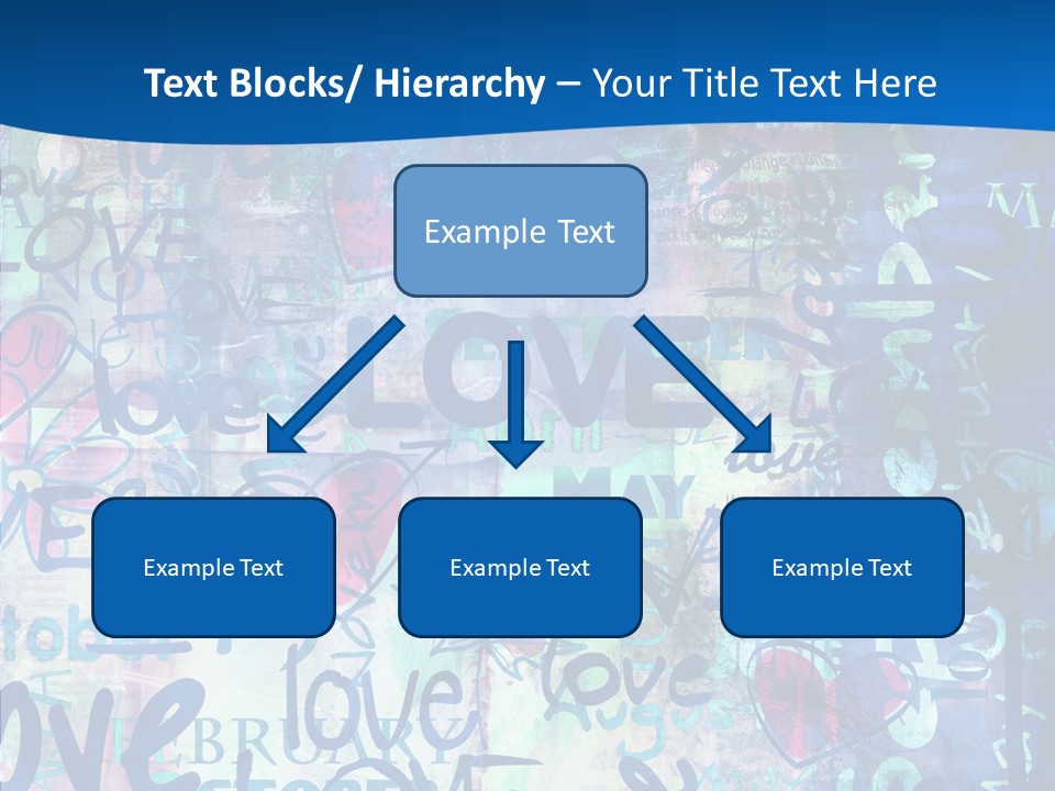 Graffiti Wallpaper Love PowerPoint Template