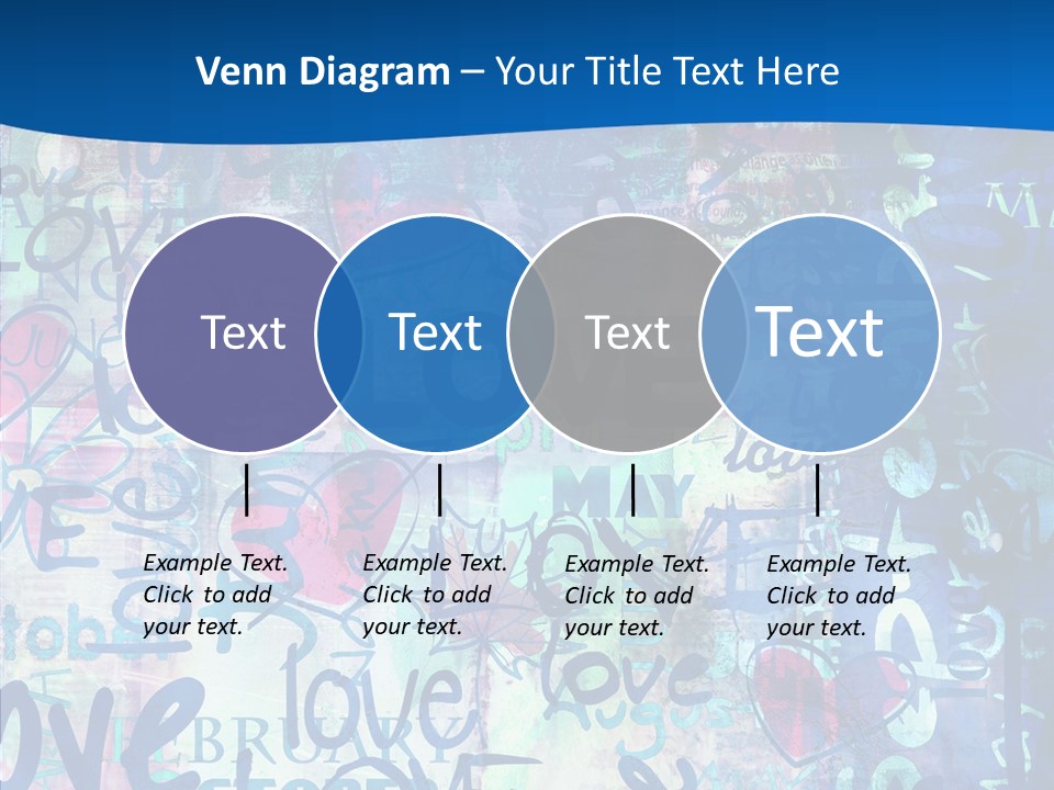 Graffiti Wallpaper Love PowerPoint Template