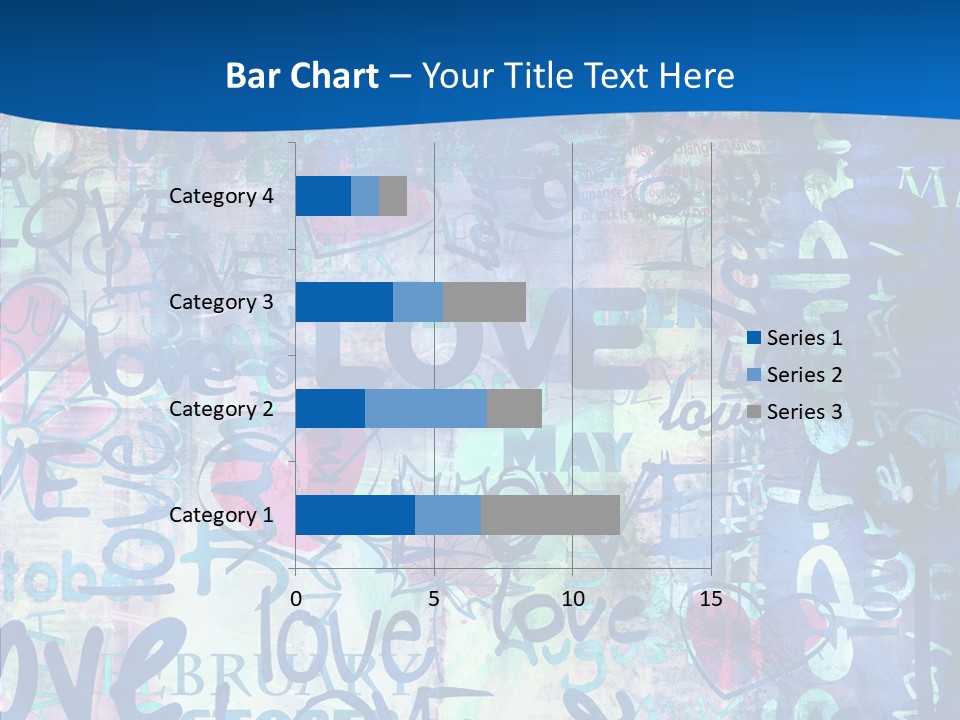 Graffiti Wallpaper Love PowerPoint Template