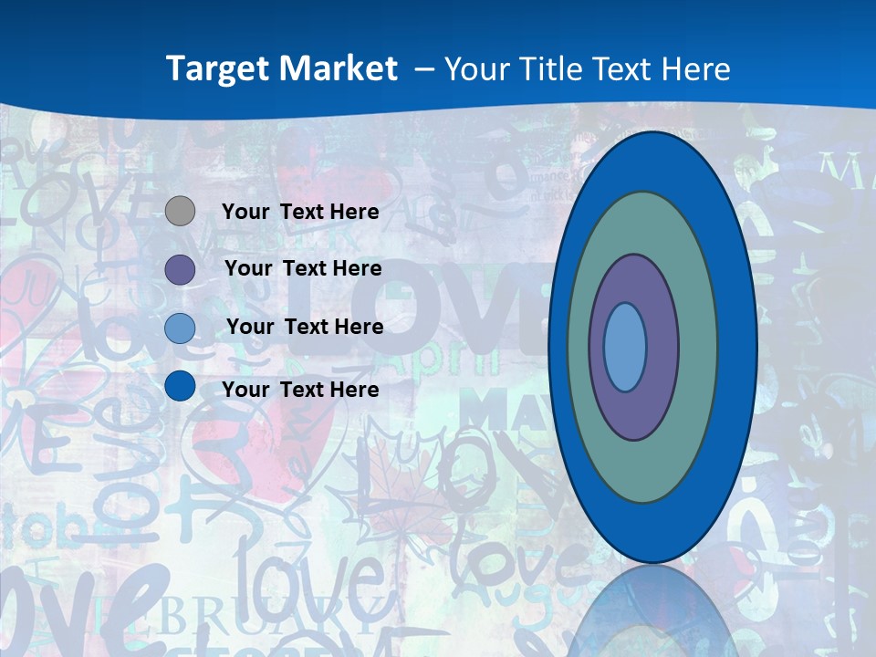 Graffiti Wallpaper Love PowerPoint Template